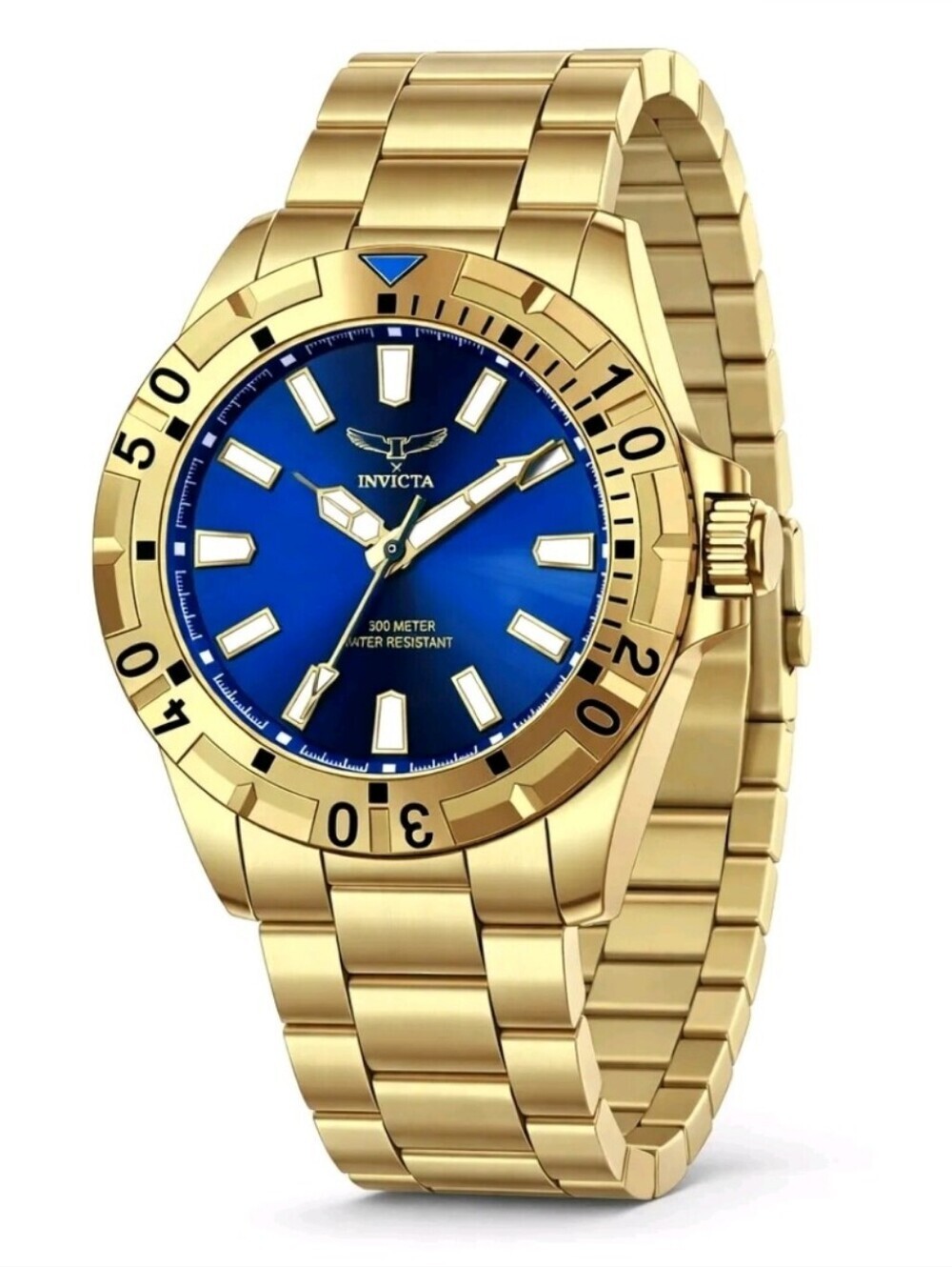 NEW ⌚️ Invicta Specialty I by Invicta Men's Blue Sunray Gold Watch - 42mm 69033